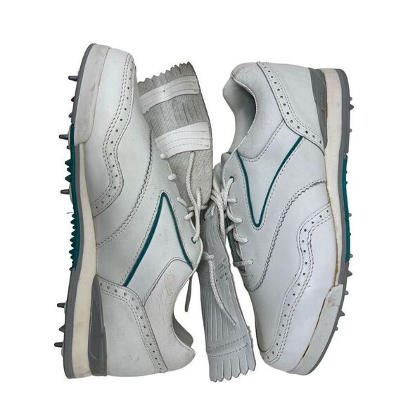 Etonic ST Plus Womens Metal Cleats Golf Sneaker Shoes 8555 White Size 7.5M - Picture 3 of 9